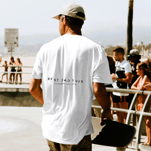 Moderne beste vader ooit Vaderdag van Twins T-shirt