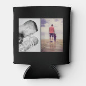 Moderne beste vader op dag 2 Foto Collage Blikjeskoeler (Voorkant)