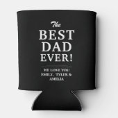 Moderne beste vader op dag 2 Foto Collage Blikjeskoeler (Achterkant)