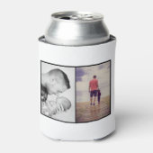 Moderne beste vader op dag 2 Foto Collage Blikjeskoeler (Blikje Voorkant)