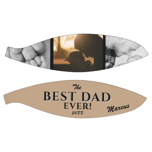 Moderne beste vader op dag van vader 3 Foto Basketbal (Panelen)