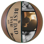 Moderne beste vader op dag van vader 3 Foto Basketbal (Verticaal)