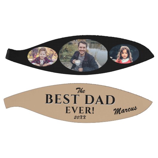 Moderne beste vader op dag van vader 3 Foto Basketbal (Panelen)