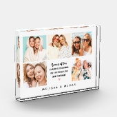 Moderne beste vrienden 5 fotocollage blok (Links)