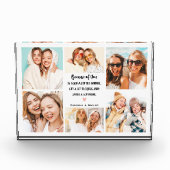 Moderne beste vrienden 6 Foto Collage Block (Voorkant)