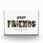 Moderne beste vrienden Collage Foto Gift for Frien (Voorkant)