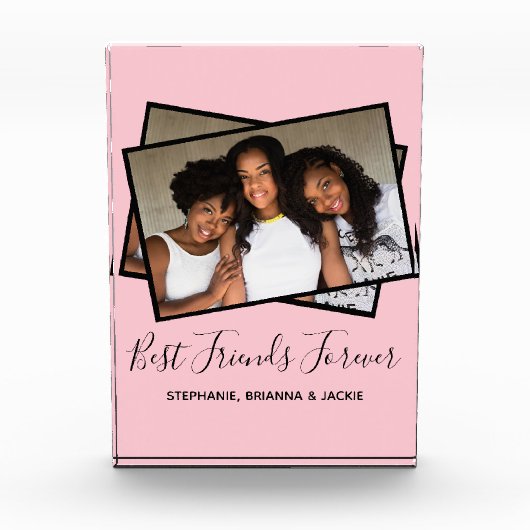 Moderne beste vrienden Foto op persoonlijke titel  (Voorkant)