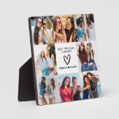 Moderne Beste Vrienden Voor Altijd Foto Collage Na Fotoplaat (Voorkant)