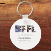 Moderne beste vrienden voor altijd foto-collage sc sleutelhanger (Voorkant)