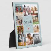 Moderne beste vrienden voor eeuwig Foto Collage Bf Fotoplaat (Zijkant)