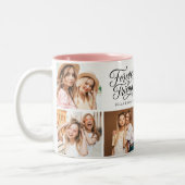 Moderne Beste Vriendin BFF Script foto Tweekleurige Koffiemok (Links)