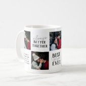 Moderne Beste Vrouw Ooit 5 Fotocollage Koffiemok (Voorkant links)