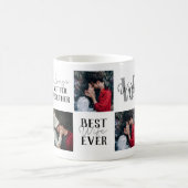 Moderne Beste Vrouw Ooit 5 Fotocollage Koffiemok (Center)