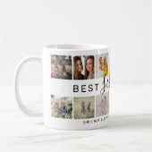 Moderne 'Beste Zus Ooit' Fotocollage Koffiemok (Links)