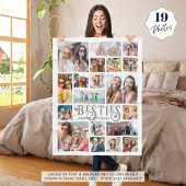 Moderne BESTEMMINGEN 19 Aangepaste kleuren fotoCol Fleece Deken