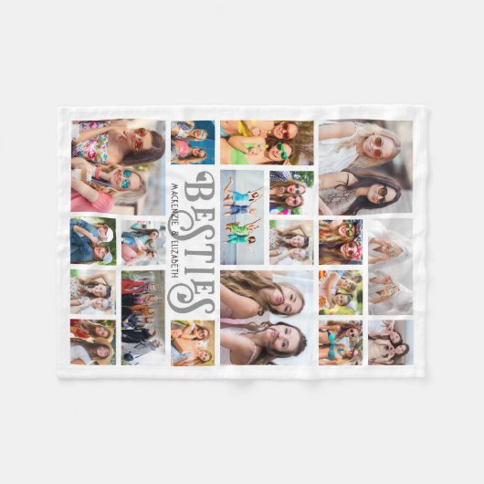 Moderne BESTEMMINGEN 19 Aangepaste kleuren fotoCol Fleece Deken (Voorkant (Horizontaal))