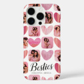 Moderne Bestie 6 foto- en hartcollage Case-Mate iPhone Case (Achterkant)
