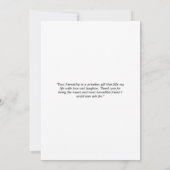 Moderne Besties Foto Gift Bedankkaart (Achterkant)