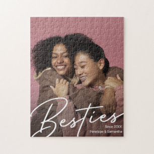 Moderne Besties Foto Gift Legpuzzel