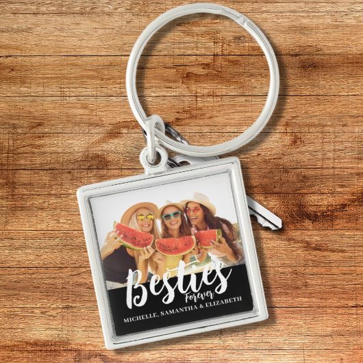 Moderne Besties Foto Sleutelhanger