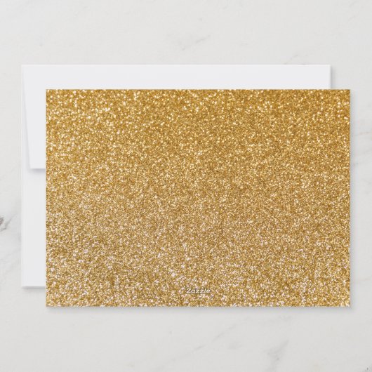 Moderne Besties Fotosjabloon Goud Vrolijk Kerstfee Feestdagenkaart (Achterkant)