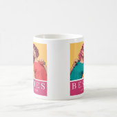 Moderne Besties Vriendschap Keepsake Foto Koffiemok (Center)