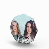 Moderne beties zwarte kalligrafie fotoblokken (Rechts)