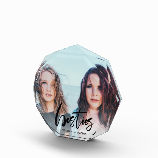 Moderne beties zwarte kalligrafie fotoblokken (Rechts)