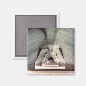 Moderne betonnen tunnelarchitectuur – Abstract Urb Magneet (Voorkant / Achterkant)