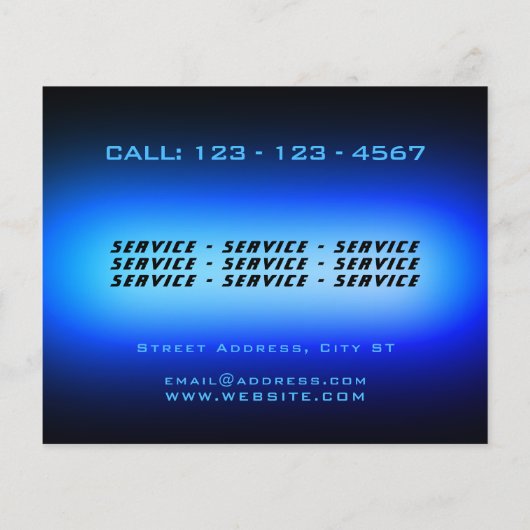 Moderne beweging geïnspireerd flyer (Achterkant)