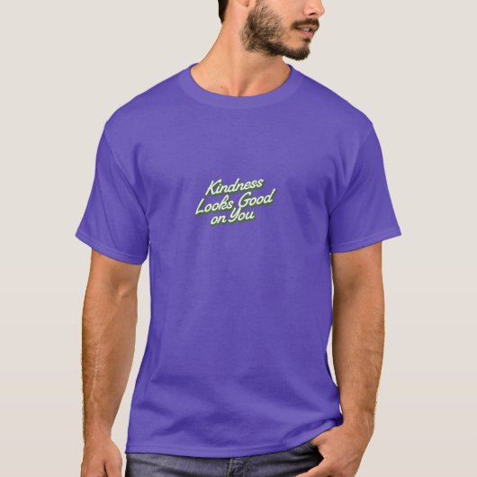 Moderne Beweging van Vriendelijkheid Violet Gepers T-shirt (Voorkant)