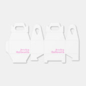 Moderne bewerkbare bedrijfsnaam of voor- en achter bedankdoosjes (Uitgevouwen)