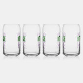 MODERNE BEWERKBARE EENVOUDIGE HELDERE AFBEELDING T BLIKVORM GLAS (Links)