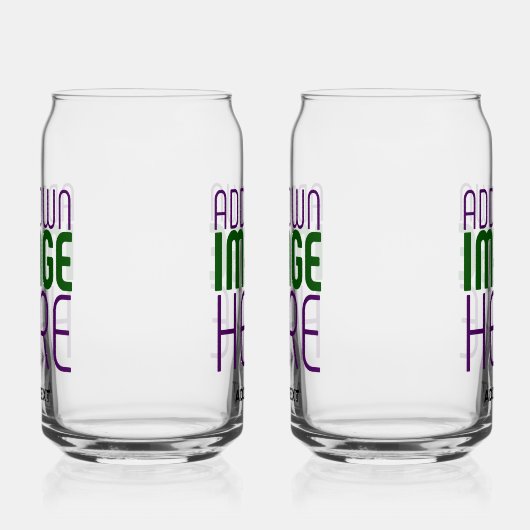 MODERNE BEWERKBARE EENVOUDIGE HELDERE AFBEELDING T BLIKVORM GLAS (Links)