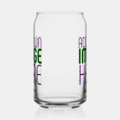 MODERNE BEWERKBARE EENVOUDIGE HELDERE AFBEELDING T BLIKVORM GLAS (Links)