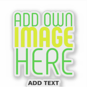 MODERNE BEWERKBARE EENVOUDIGE HELDERE AFBEELDING T STICKER