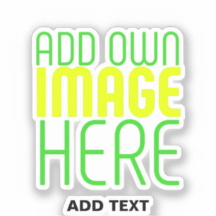 MODERNE BEWERKBARE EENVOUDIGE HELDERE AFBEELDING T STICKER