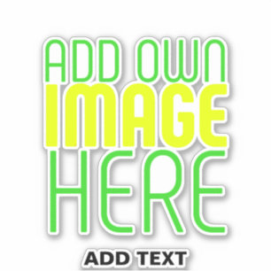 MODERNE BEWERKBARE EENVOUDIGE HELDERE AFBEELDING T STICKER