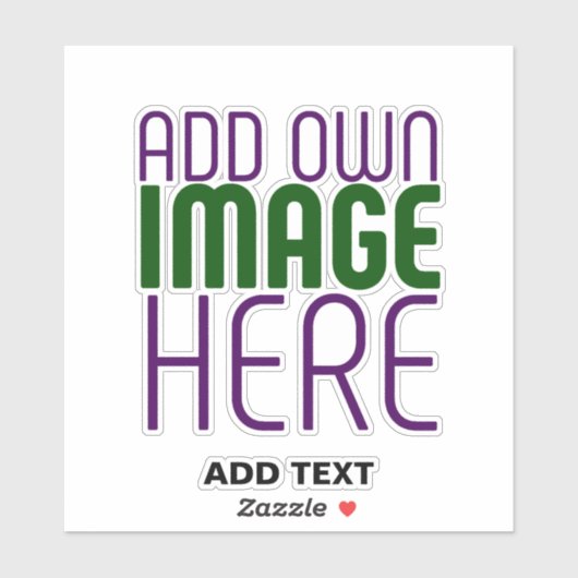 MODERNE BEWERKBARE EENVOUDIGE HELDERE AFBEELDING T STICKER (Vel)