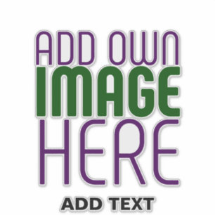 MODERNE BEWERKBARE EENVOUDIGE HELDERE AFBEELDING T STICKER