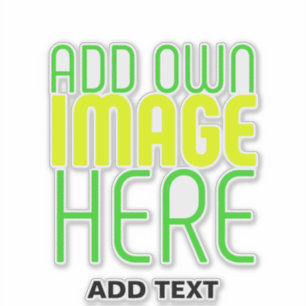 MODERNE BEWERKBARE EENVOUDIGE HELDERE AFBEELDING T STICKER