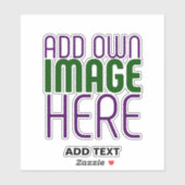 MODERNE BEWERKBARE EENVOUDIGE HELDERE AFBEELDING T STICKER (Vel)