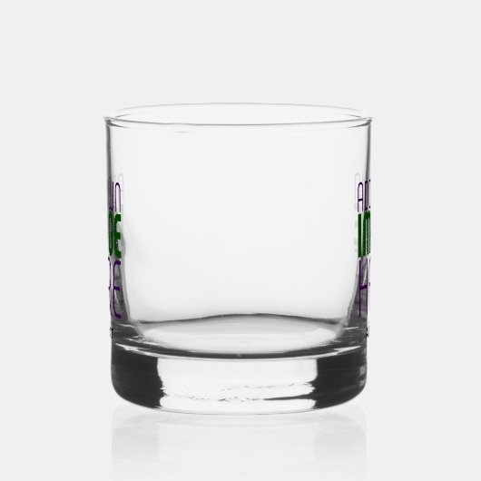 MODERNE BEWERKBARE EENVOUDIGE HELDERE AFBEELDING T WHISKY GLAS (Links)