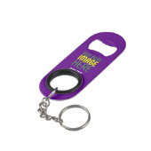 MODERNE BEWERKBARE EENVOUDIGE INDIGO AFBEELDING TE MINI FLESSENOPENER (Achterkant Gekanteld)