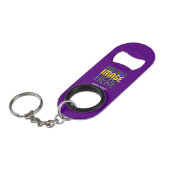MODERNE BEWERKBARE EENVOUDIGE INDIGO AFBEELDING TE MINI FLESSENOPENER (Voorkant Gekanteld)