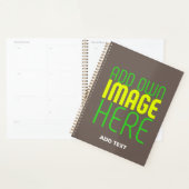 MODERNE BEWERKBARE EENVOUDIGE KOFFIE AFBEELDING TE PLANNER (Display)