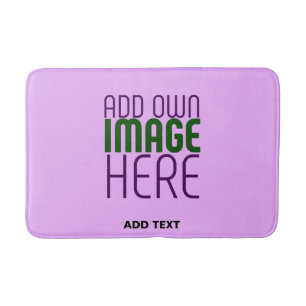 MODERNE BEWERKBARE EENVOUDIGE MAUVE AFBEELDING TEK BADMAT