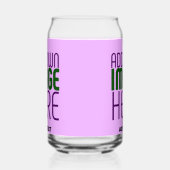 MODERNE BEWERKBARE EENVOUDIGE MAUVE AFBEELDING TEK BLIKVORM GLAS (Rechts)