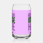 MODERNE BEWERKBARE EENVOUDIGE MAUVE AFBEELDING TEK BLIKVORM GLAS (Links)