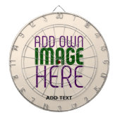 MODERNE BEWERKBARE EENVOUDIGE NATUURLIJKE AFBEELDI DARTBORD (Voorkant)